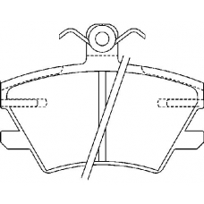 MDB1472 MINTEX Комплект тормозных колодок, дисковый тормоз