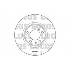 DF2687 TRW Тормозной диск