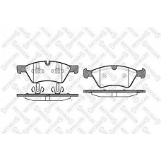 1190 000-SX STELLOX Комплект тормозных колодок, дисковый тормоз