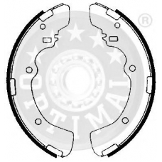 BB-3790 OPTIMAL Комплект тормозных колодок