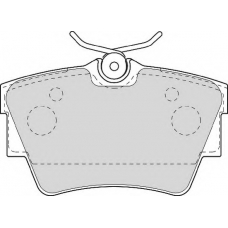 AVR116 ABEX Комплект тормозных колодок, дисковый тормоз