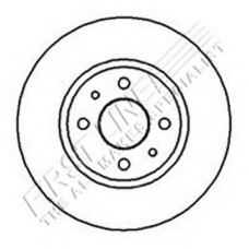 FBD075 FIRST LINE Тормозной диск