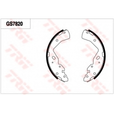 GS7820 TRW Комплект тормозных колодок