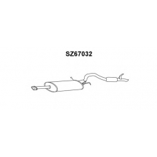 SZ67032 VENEPORTE Глушитель выхлопных газов конечный