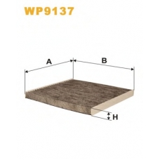 WP9137 WIX Фильтр, воздух во внутренном пространстве