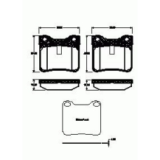 321.10 REMSA 321 10_=fo638681=332 010b-sx !колодки дисковые з.\ peugeot 406 2.0/2.2/1.9td/2.0hd/2.1td/607all 95]