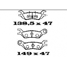 BL1173A1 FTE Колодки тормозные