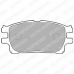 LP1784 DELPHI Комплект тормозных колодок, дисковый тормоз