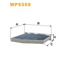 WP9359 WIX Фильтр, воздух во внутренном пространстве