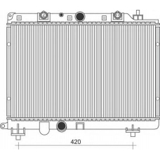 350213114200 MAGNETI MARELLI Радиатор, охлаждение двигателя
