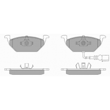 713.3 SIMER Комплект тормозных колодок, дисковый тормоз