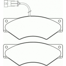 MDB2603 MINTEX Комплект тормозных колодок, дисковый тормоз