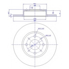 142.1232 CAR Тормозной диск