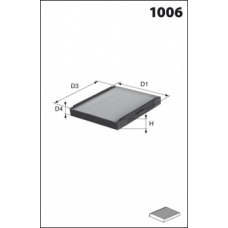 LFCP218 LUCAS FILTERS Фильтр, воздух во внутренном пространстве