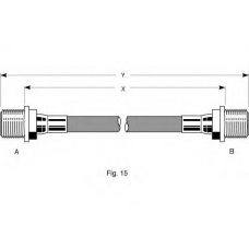PHC244 TRW Тормозной шланг