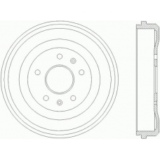 MBD163 MINTEX Тормозной барабан