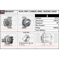 DRA0207 DELCO REMY Генератор