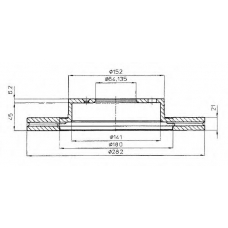 BDC4313 QUINTON HAZELL Тормозной диск