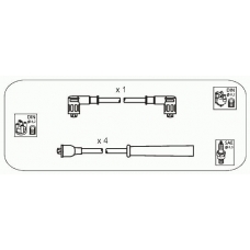 FS6 JANMOR Комплект проводов зажигания
