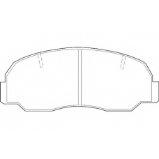 WBP21243A WAGNER LOCKHEED Комплект тормозных колодок, дисковый тормоз