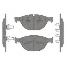 SP 648 SCT Комплект тормозных колодок, дисковый тормоз