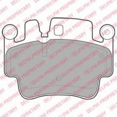 LP1996 DELPHI Комплект тормозных колодок, дисковый тормоз