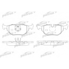 PBP578 PATRON Комплект тормозных колодок, дисковый тормоз