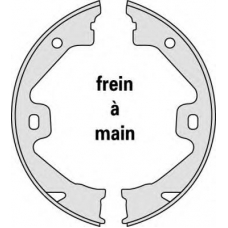 M811 MGA Комплект тормозных колодок, стояночная тормозная с