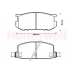 572177B BENDIX Комплект тормозных колодок, дисковый тормоз