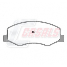 BKM172 CASALS Комплект тормозных колодок, дисковый тормоз