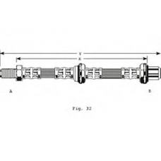 PHB168 TRW Тормозной шланг