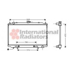 13002189 VAN WEZEL Радиатор, охлаждение двигателя