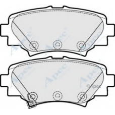 PAD1969 APEC Комплект тормозных колодок, дисковый тормоз