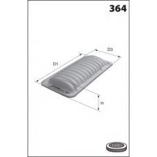 LFAF296 LUCAS FILTERS Воздушный фильтр