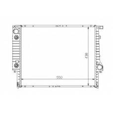 QER1584 QUINTON HAZELL Радиатор, охлаждение двигателя
