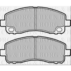 BBP2351 BORG & BECK Комплект тормозных колодок, дисковый тормоз