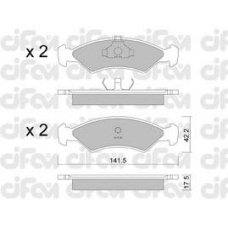 822-043-0 CIFAM Комплект тормозных колодок, дисковый тормоз