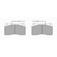 765.1 SIMER Комплект тормозных колодок, дисковый тормоз