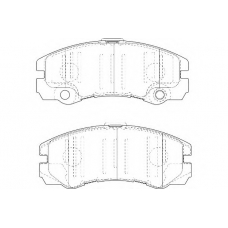 WBP23250A WAGNER LOCKHEED Комплект тормозных колодок, дисковый тормоз