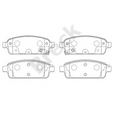 25096 00 704 20 BRECK Комплект тормозных колодок, дисковый тормоз