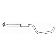 19712 FONOS Средний глушитель выхлопных газов