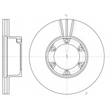 D6277.10 WOKING Тормозной диск