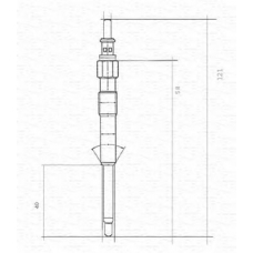 062900042304 MAGNETI MARELLI Свеча накаливания