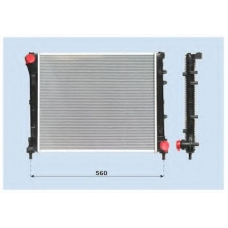 0104.3134 FRIGAIR Радиатор, охлаждение двигателя