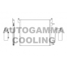 105020 AUTOGAMMA Конденсатор, кондиционер