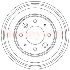 329335B BENDIX Тормозной барабан