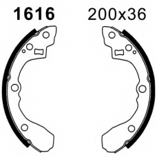06468 BSF Комплект тормозных колодок