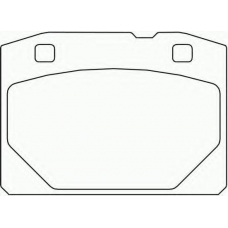 2016603 TEXTAR Комплект тормозных колодок, дисковый тормоз