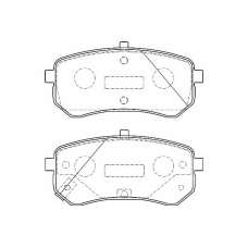WBP24276A WAGNER LOCKHEED Комплект тормозных колодок, дисковый тормоз