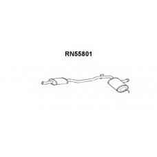 RN55801 VENEPORTE Средний глушитель выхлопных газов